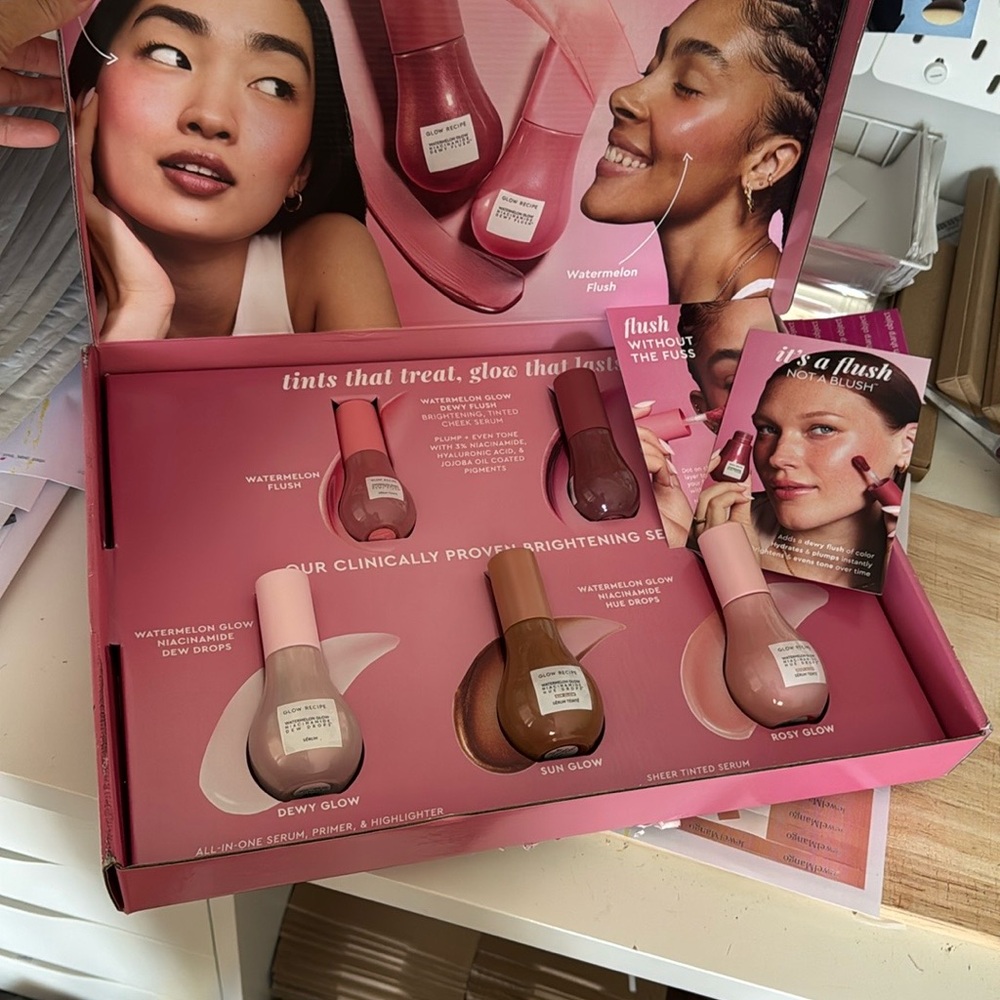 Watermelon Flush Makeup Set - Pink and Brown Shades
